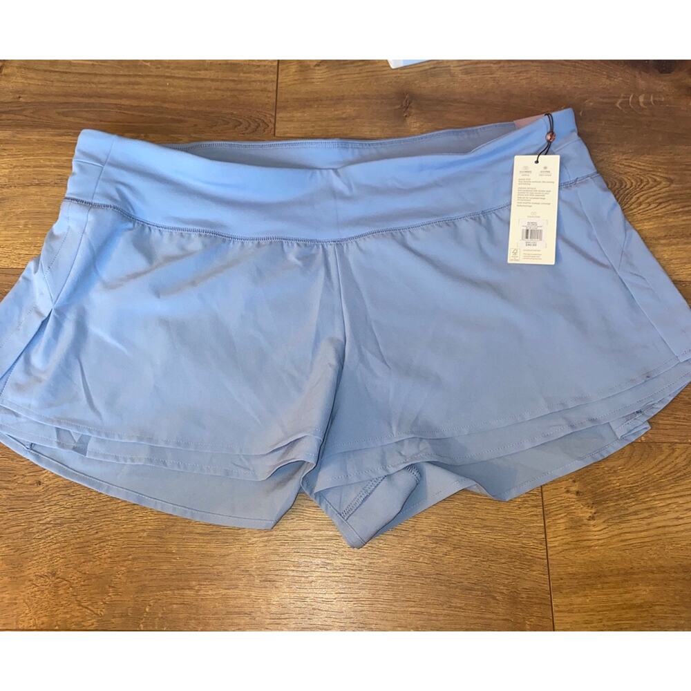 Calia By Carrie Underwood Kick It Up Performance Shorts XXL Blue‎ Cove